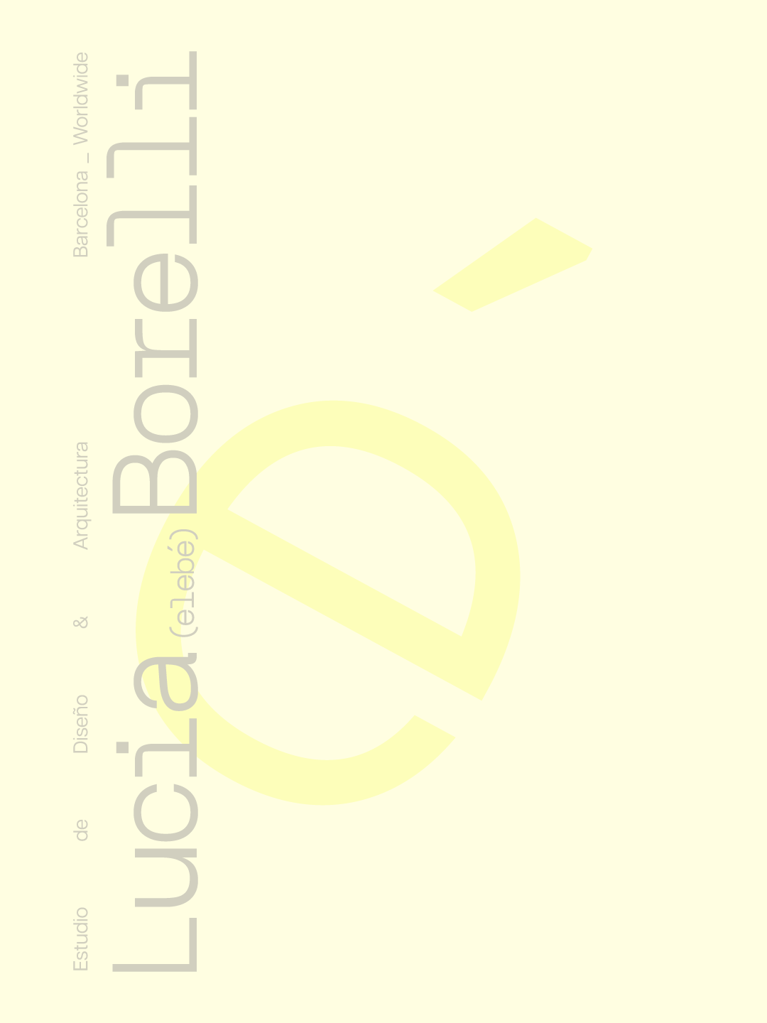 Lucía Borelli | Architecture — Branding